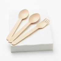 Compostable Cutlery & Napkin Dining Set