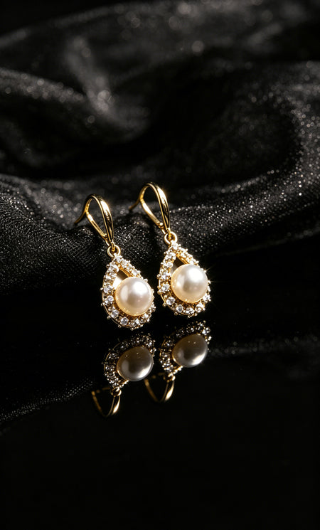 High Heel Tahitian South Sea Pearl Earrings