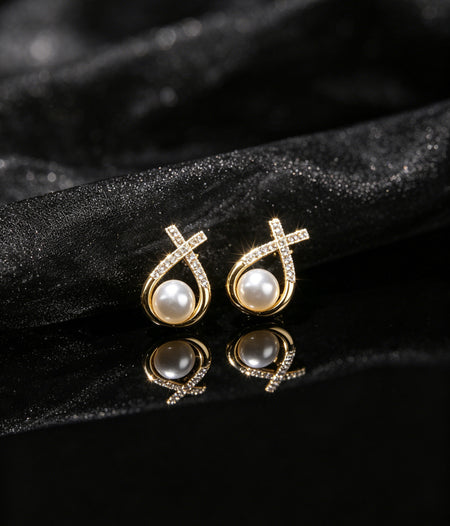 Lucky Charm Tahitian South Sea Pearl Earrings