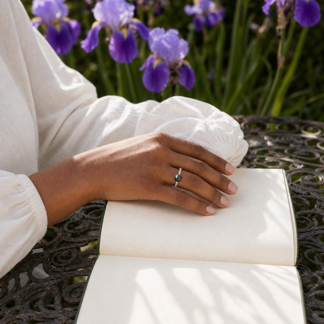Iris Tahitian Pearl Ring