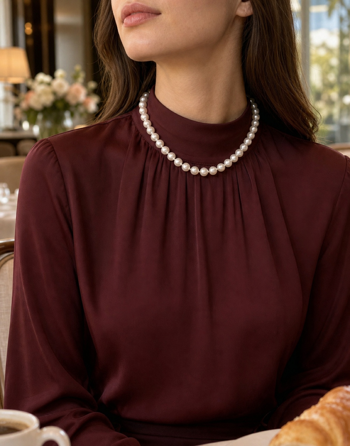 Luna 9-10mm Freshwater Pearl Necklace