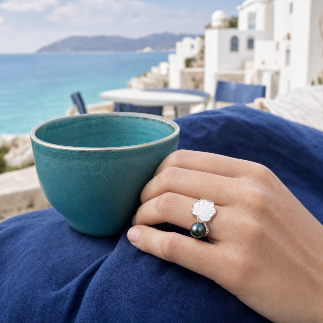 Marea Tahitian Pearl Ring