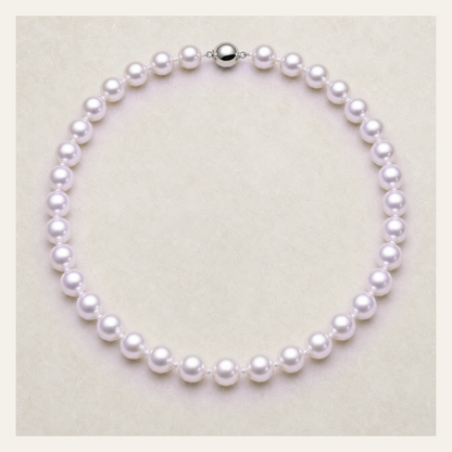 VARI Luna 11-12mm freshwater pearl necklace in Lavender, complete 18-inch strand with clasp