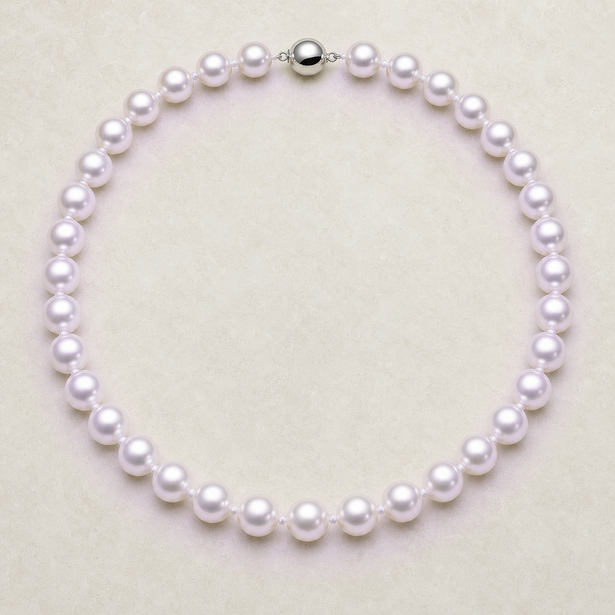 VARI Luna 12-13mm freshwater pearl necklace in Lavender, complete 18-inch strand with clasp