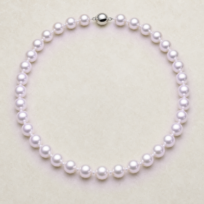 VARI Luna 12-13mm freshwater pearl necklace in Lavender, complete 18-inch strand with clasp