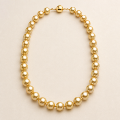 VARI Luna 12-13mm Golden South Sea pearl necklace product view