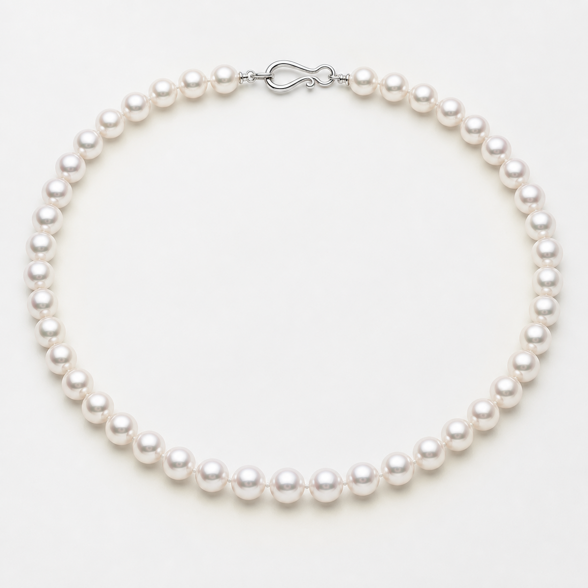 VARI Luna 8-9mm australian pearl necklace in Ivory Cream, complete 18-inch strand with clasp