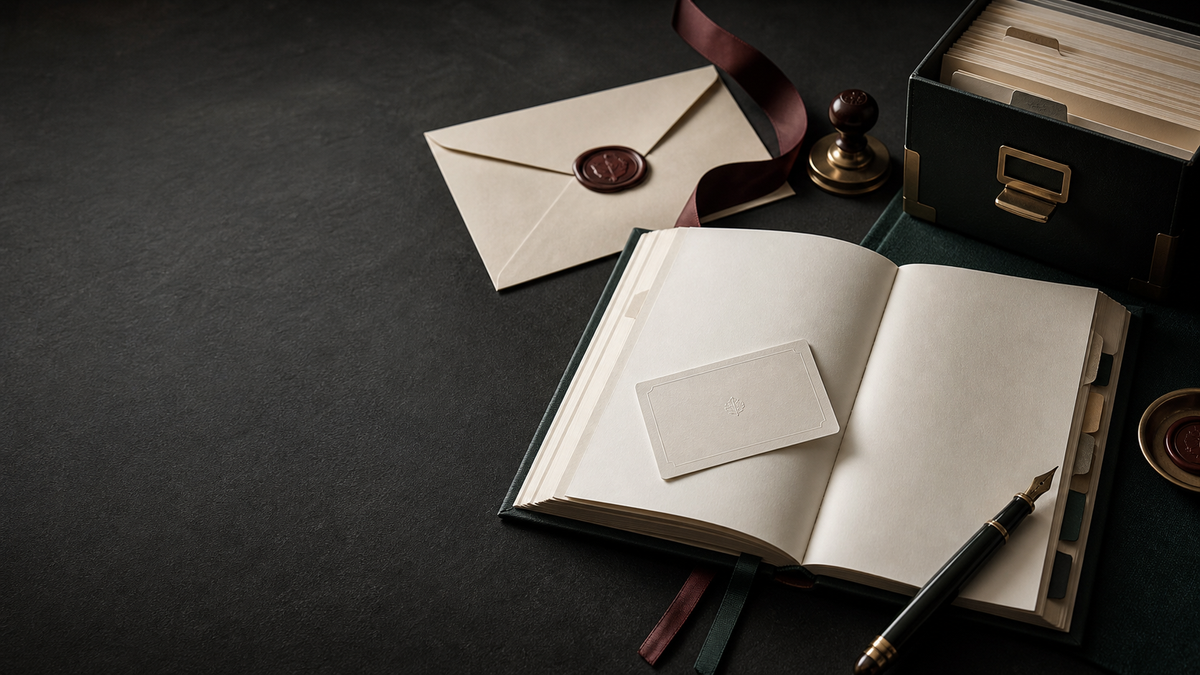 VARI membership archive with care ledger, member card and correspondence
