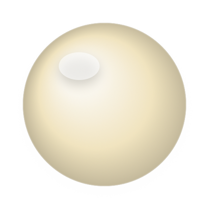 Ivory Cream pearl color swatch