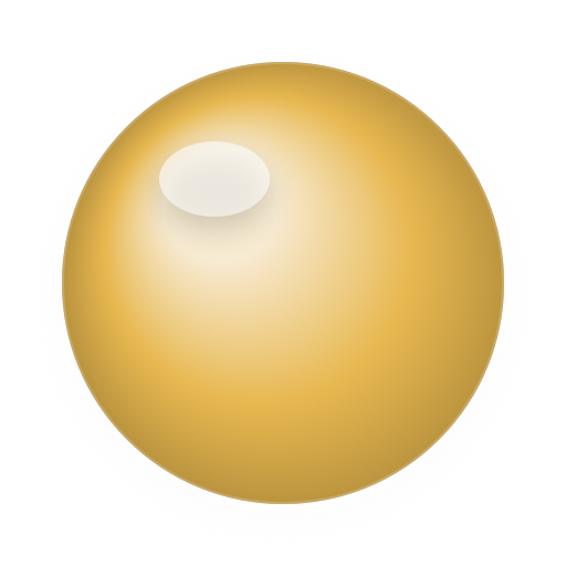 Natural Gold pearl color swatch