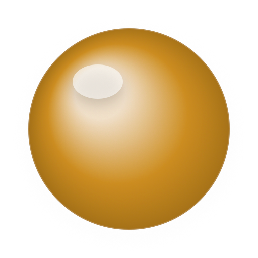 Rich Gold pearl color swatch