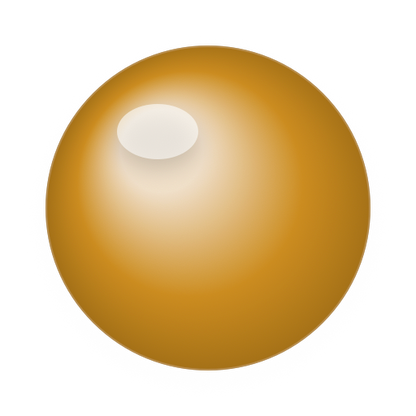 Rich Gold pearl color swatch