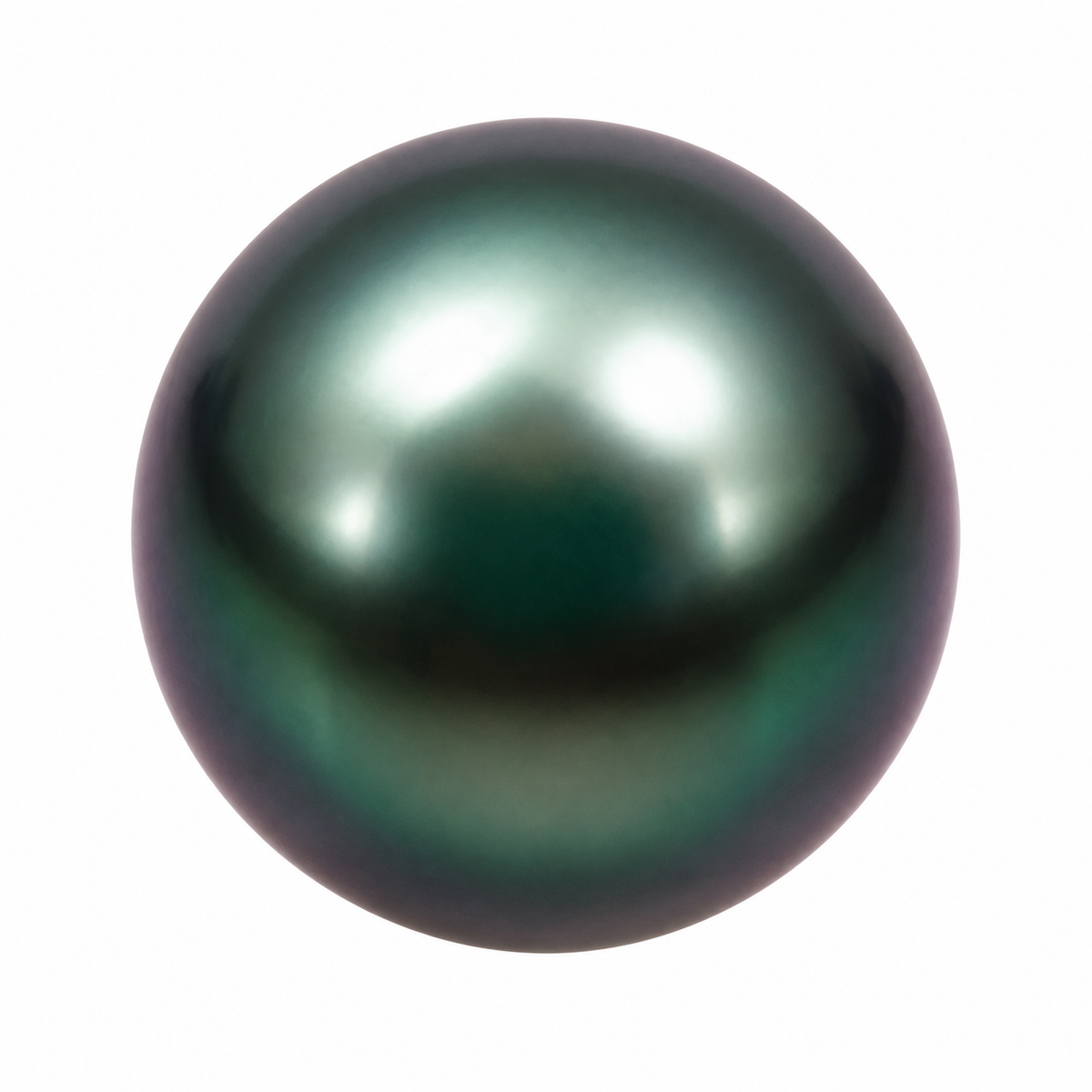 Peacock Green Tahitian pearl color swatch
