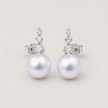 Trilogy 12-13mm lavender freshwater pearl stud earrings