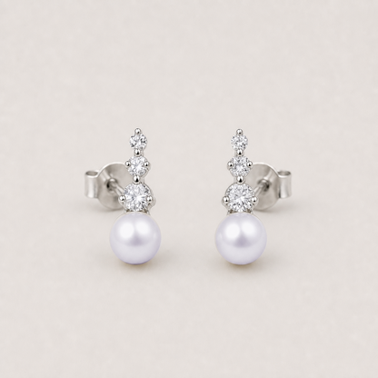 Trilogy 7-8mm lavender freshwater pearl stud earrings