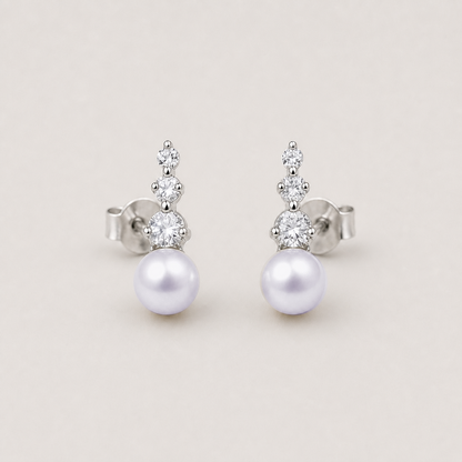 Trilogy 8-9mm lavender freshwater pearl stud earrings