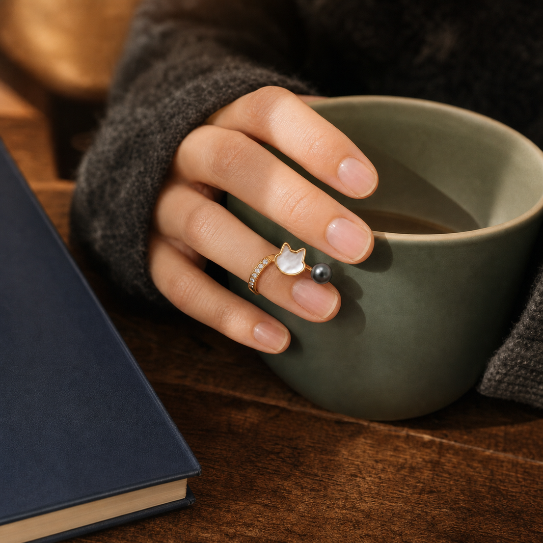 Whimsy Tahitian Pearl Ring